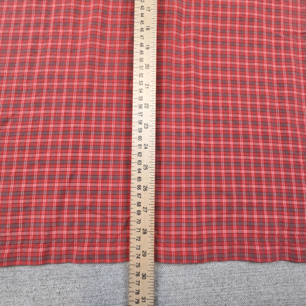 The North Face Red Plaid Short Sleeve Shirt Men's XL Button Up Active Outdoors - Picture 9 of 9